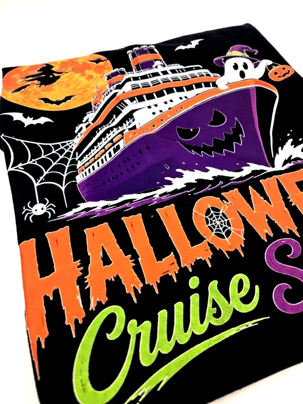 Cruise Trip Halloween Shirt Size Large Unisex Adults Black